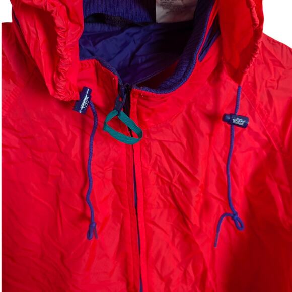 Vintage Woolrich Men's Pink Purple Windbreaker Packable Large - Picture 2 of 9